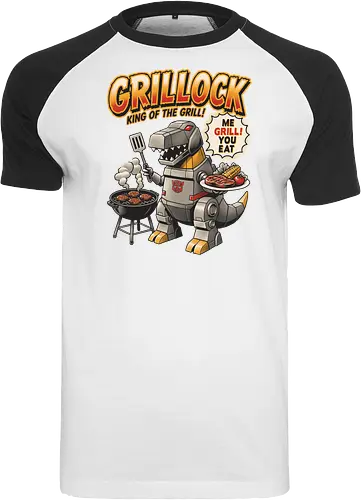 Grillock Me Grill You Eat – Lustiges Retro-Roboter-Dinosaurier-Barbecue
