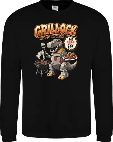 Grillock Me Grill You Eat – Lustiges Retro-Roboter-Dinosaurier-Barbecue