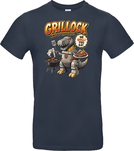 Grillock Me Grill You Eat – Lustiges Retro-Roboter-Dinosaurier-Barbecue