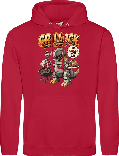 Grillock Me Grill You Eat – Lustiges Retro-Roboter-Dinosaurier-Barbecue