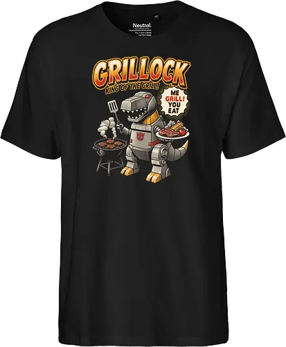 Grillock Me Grill You Eat – Lustiges Retro-Roboter-Dinosaurier-Barbecue