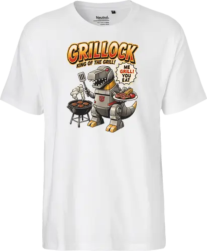 Grillock Me Grill You Eat – Lustiges Retro-Roboter-Dinosaurier-Barbecue