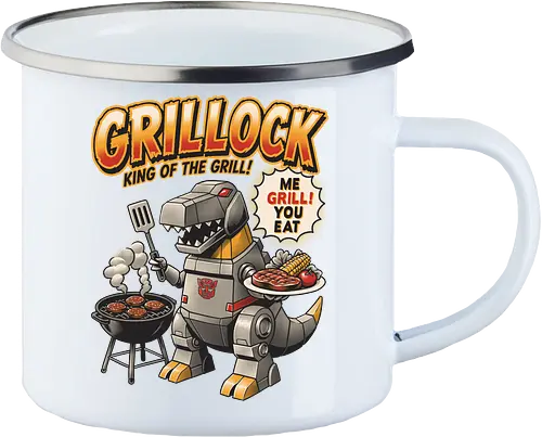 Grillock Me Grill You Eat – Lustiges Retro-Roboter-Dinosaurier-Barbecue