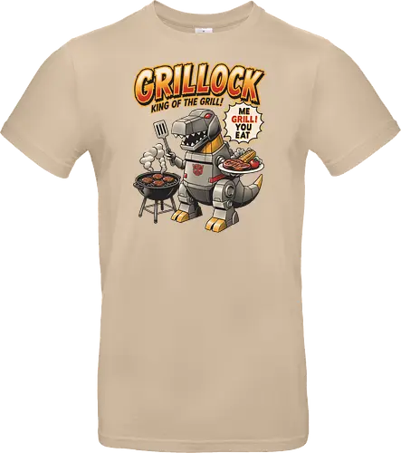 Grillock Me Grill You Eat – Lustiges Retro-Roboter-Dinosaurier-Barbecue
