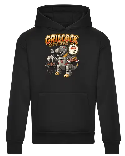 Grillock Me Grill You Eat – Lustiges Retro-Roboter-Dinosaurier-Barbecue