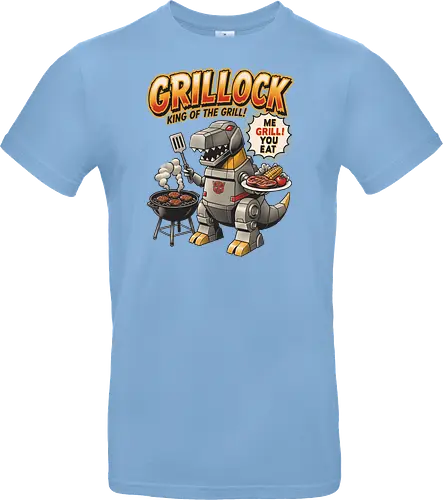 Grillock Me Grill You Eat – Lustiges Retro-Roboter-Dinosaurier-Barbecue