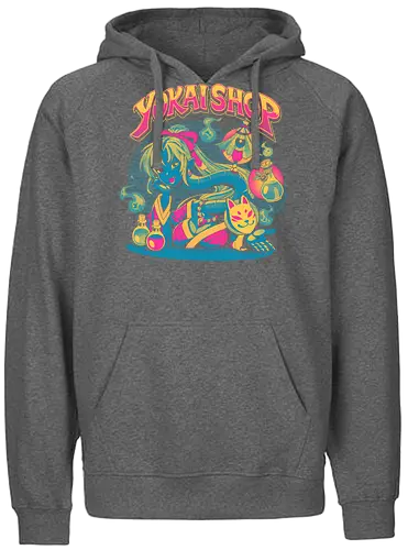 Yokai Shop - anime, animation, game, videogame, yokai, jrpg, rpg - Fairtrade Hoodie