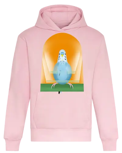 Schaukelnder Wellensittich - Wellensittich, Budgie, Papagei, Sittich, niedlich, parakeet, bird lover, birb - Heavyweight Hoodie