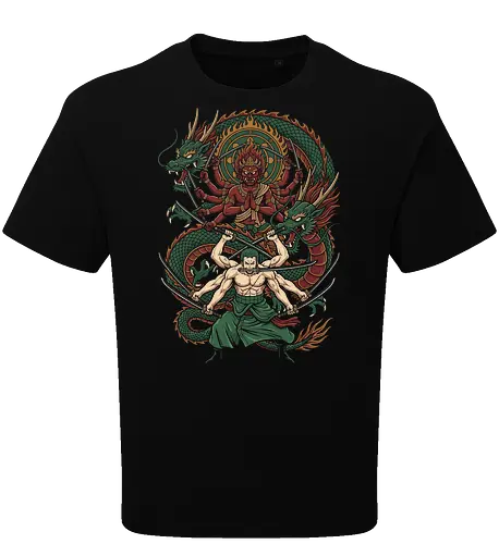 Demon Aura: Nine-Sword Asura - Oversize T-Shirt