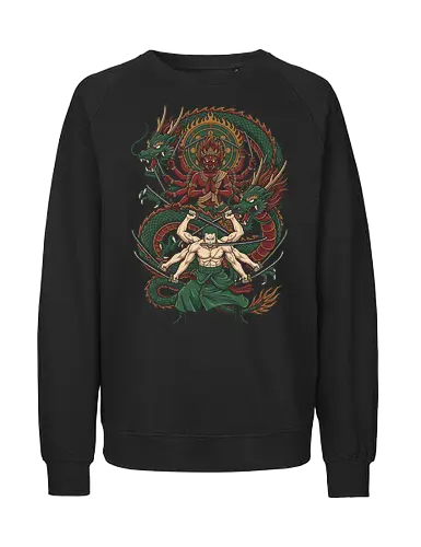 Demon Aura: Nine-Sword Asura - Fairtrade Sweatshirt