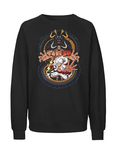 Sun God vs. Azure Dragon - Fairtrade Sweatshirt