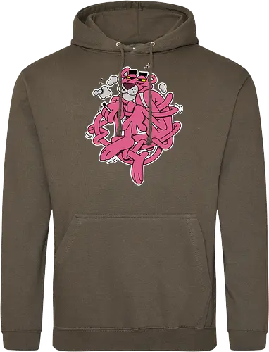 Verschlungener Rosa Panther - Chill Retro Underground Cartoon