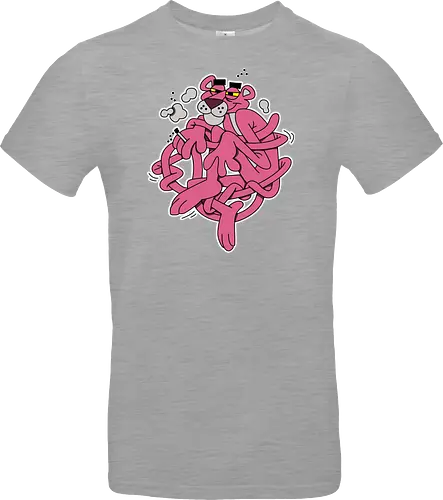 Verschlungener Rosa Panther - Chill Retro Underground Cartoon