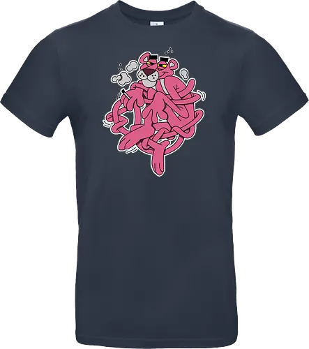 Verschlungener Rosa Panther - Chill Retro Underground Cartoon