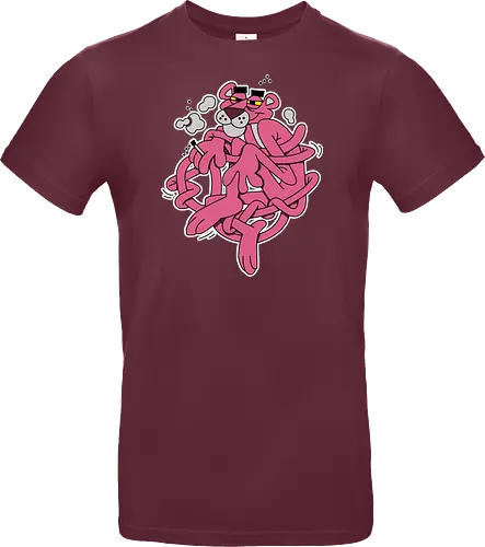 Verschlungener Rosa Panther - Chill Retro Underground Cartoon