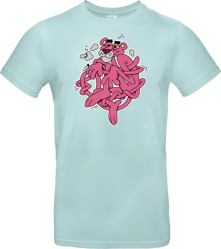 Verschlungener Rosa Panther - Chill Retro Underground Cartoon