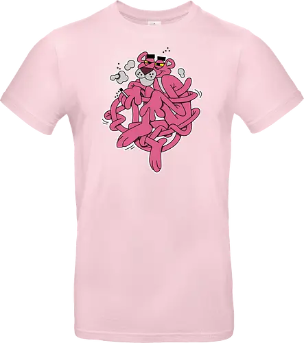 Verschlungener Rosa Panther - Chill Retro Underground Cartoon