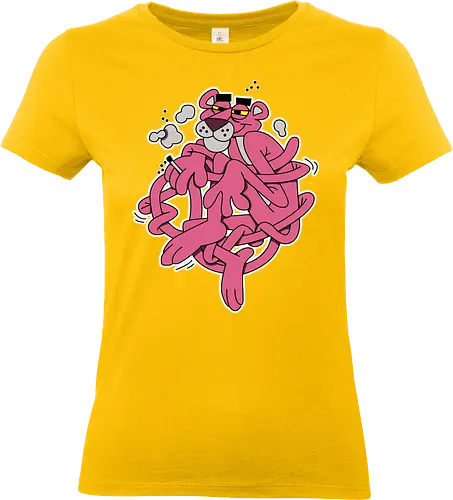 Verschlungener Rosa Panther - Chill Retro Underground Cartoon
