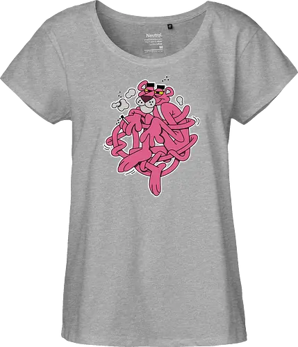 Verschlungener Rosa Panther - Chill Retro Underground Cartoon