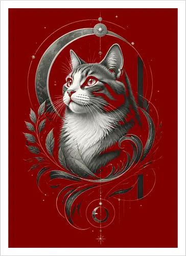 Celestial Cat Portrait