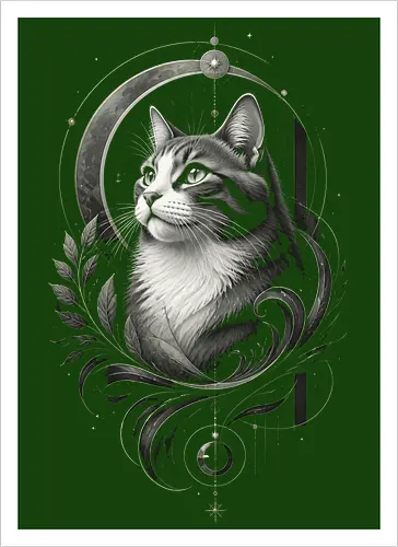 Celestial Cat Portrait