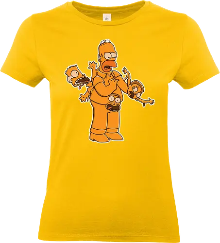 Freaky Gelber Vater - Multiversum Horror Cartoon Fusion
