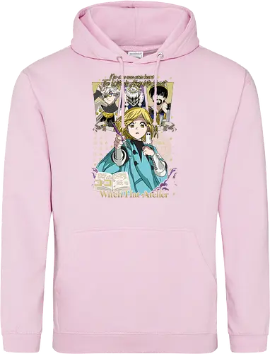 Witch Apprentice Magic - Coco manga, witch apprentice, magic fantasy anime, Qifrey sensei, anime spellbook, occult symbols art, fantasy witch art, anime merchandise - Standard Hoodie