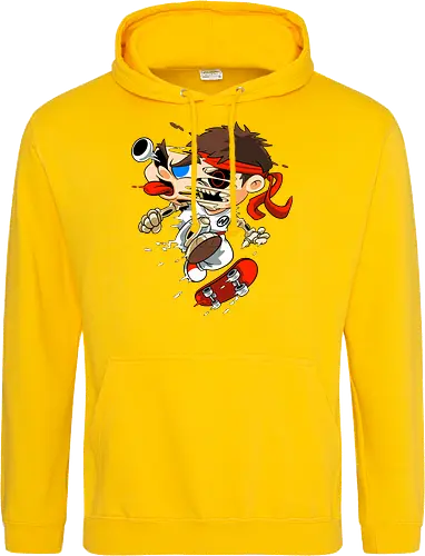 Freaky Skate Kämpfer - Underground Horror Games Kunst