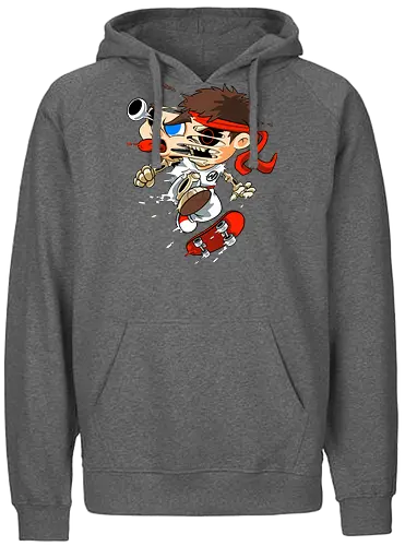 Freaky Skate Kämpfer - Underground Horror Games Kunst - Horror Skate Kämpfer, freaky Games Kunst, Skelett Kämpfer, Ryu Street Fighter, skate, Street Fighter horror, Ryu zumbie, art geek games, Capcom fan art, Street Fighter t-shirt, cartoon horror games, rotes Stirnband Horror, Underground Games Kunst, Cartoon Horror Kampf, Geek Games Druck, Zombie Skate Kämpfer, alternative Kampf Kunst, Horror Game Kunst, Freak Cartoon Kämpfer, urbaner Games Druck, Pop Art Games Horror, Kampf Charakter Horror, Skate Cartoon Horror - Fairtrade Hoodie