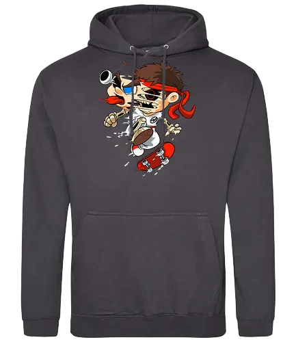 Freaky Skate Kämpfer - Underground Horror Games Kunst - Horror Skate Kämpfer, freaky Games Kunst, Skelett Kämpfer, Ryu Street Fighter, skate, Street Fighter horror, Ryu zumbie, art geek games, Capcom fan art, Street Fighter t-shirt, cartoon horror games, rotes Stirnband Horror, Underground Games Kunst, Cartoon Horror Kampf, Geek Games Druck, Zombie Skate Kämpfer, alternative Kampf Kunst, Horror Game Kunst, Freak Cartoon Kämpfer, urbaner Games Druck, Pop Art Games Horror, Kampf Charakter Horror, Skate Cartoon Horror - Standard Hoodie