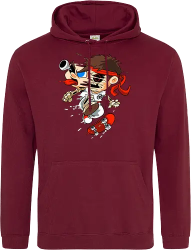 Freaky Skate Kämpfer - Underground Horror Games Kunst