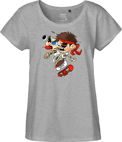 Freaky Skate Kämpfer - Underground Horror Games Kunst