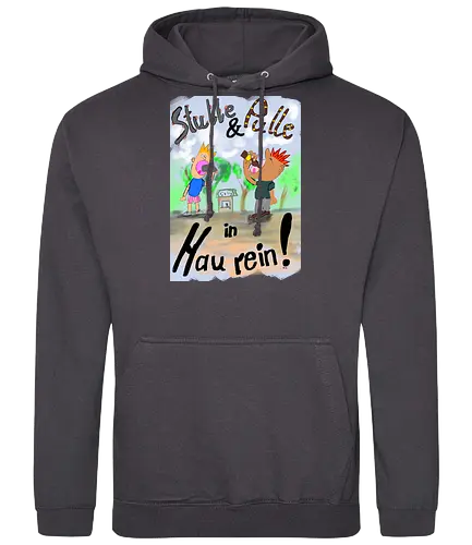 Stulle und Pulle - albern, Alkohol, Wurst, Brot, Brotzeit, Büdchen, Bier - Standard Hoodie