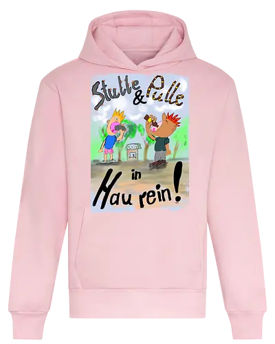 Stulle und Pulle - albern, Alkohol, Wurst, Brot, Brotzeit, Büdchen, Bier - Heavyweight Hoodie