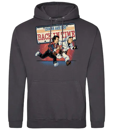 Need to go back in time - Movie, retro, time travel, space, science fiction, adventure, mash up, family, funny, cute - Standard Hoodie