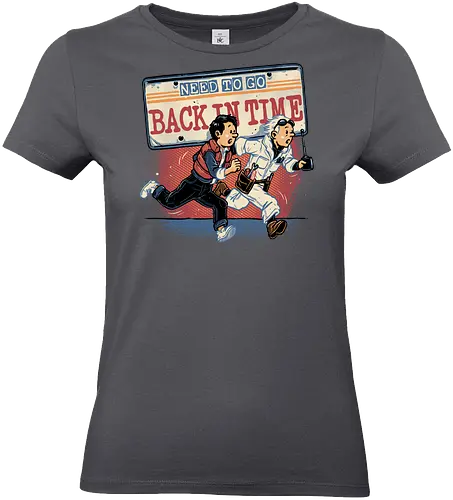 Need to go back in time - Movie, retro, time travel, space, science fiction, adventure, mash up, family, funny, cute - Standard T-Shirt (Frauen)