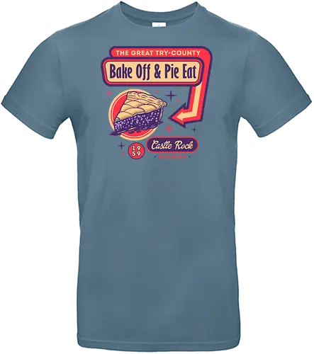 The Great Tri County Bake Off and Pie Eat - 80s movies, 1980s, 80s, barf, childhood, coming of age, corey feldman, cult film, friendship, nostalgia, oregon, pie, river phoenix, stand by me, vintage - Standard T-Shirt
