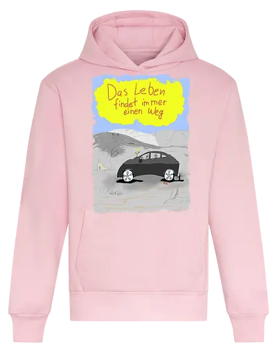 Das Leben findet immer einen Weg - Klimawandel, SUV, heiß, Leben, Botanik, Evolution - Heavyweight Hoodie