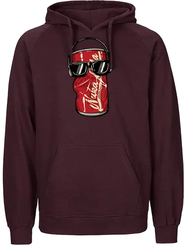 Dancing Atomic Can - video game, 80s, 90s, atomic, brotherhood, cola, dancing, gamer, gaming, ghoul, post apocalyptic, rpg, soda, survivor, atom punk - Fairtrade Hoodie