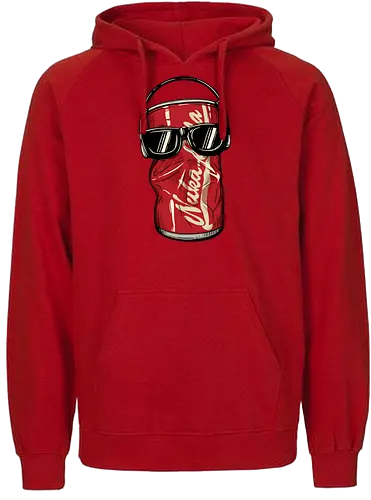 Dancing Atomic Can - video game, 80s, 90s, atomic, brotherhood, cola, dancing, gamer, gaming, ghoul, post apocalyptic, rpg, soda, survivor, atom punk - Fairtrade Hoodie