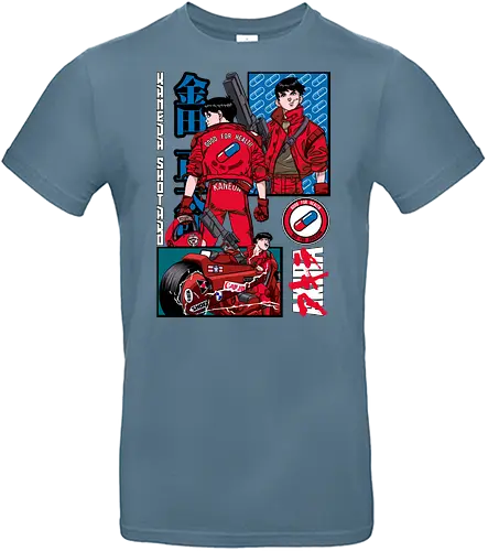 Kaneda Shotaro Akira Street King - Shotaro Kaneda, Akira, cyberpunk anime, anime gift, otaku, neo tokyo, anime fan, biker aesthetic - Standard T-Shirt