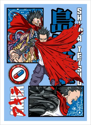 Tetsuo Shima Akira Rage Unleashed