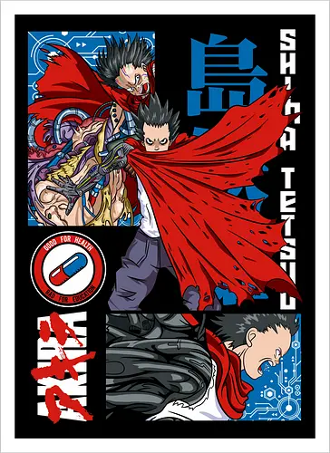 Tetsuo Shima Akira Rage Unleashed