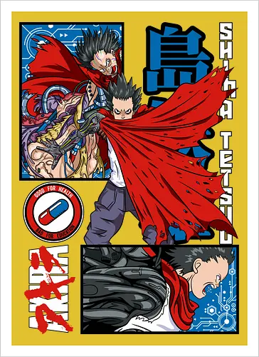 Tetsuo Shima Akira Rage Unleashed