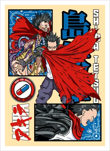 Tetsuo Shima Akira Rage Unleashed