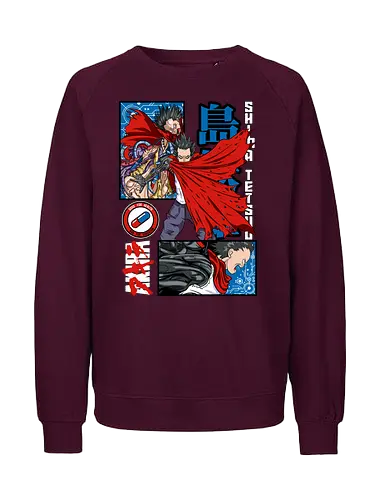 Tetsuo Shima Akira Rage Unleashed - Tetsuo Shima, Akira manga, psychic power, weeb gift, anime birthday, dark anime, sci fi anime, anime streetwear - Fairtrade Sweatshirt