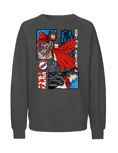 Tetsuo Shima Akira Rage Unleashed - Tetsuo Shima, Akira manga, psychic power, weeb gift, anime birthday, dark anime, sci fi anime, anime streetwear - Fairtrade Sweatshirt