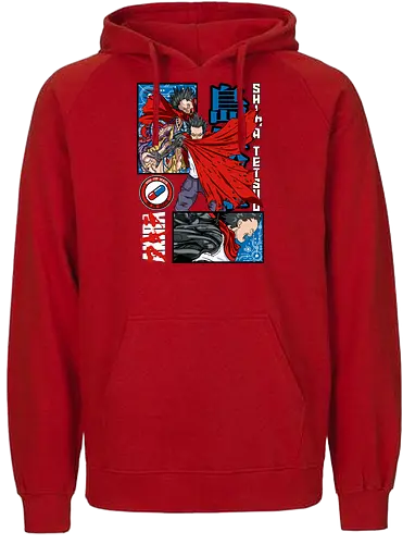 Tetsuo Shima Akira Rage Unleashed - Tetsuo Shima, Akira manga, psychic power, weeb gift, anime birthday, dark anime, sci fi anime, anime streetwear - Fairtrade Hoodie
