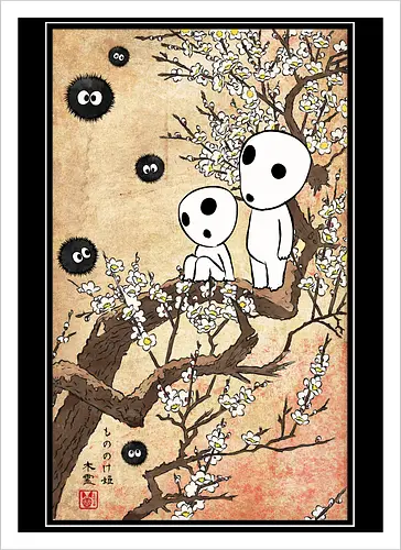 Tree spirits meet the soot sprites