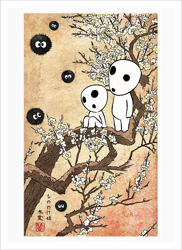 Tree spirits meet the soot sprites